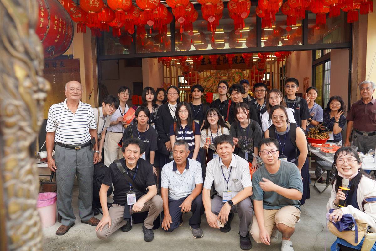 雲科大攜手千葉大學深化臺日地方創生交流：「智在五股開臺尊王VOL.3臺日三校PBL田調工作營」深入斗南探索民俗、產業與地方魅力